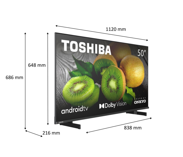 TOSHIBA 50UA5D63DG UHD Android TV - 1465724 - zdjęcie 4
